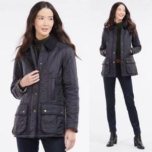 BARBOUR Beadnell Polarquilt Plus Jacket Navy